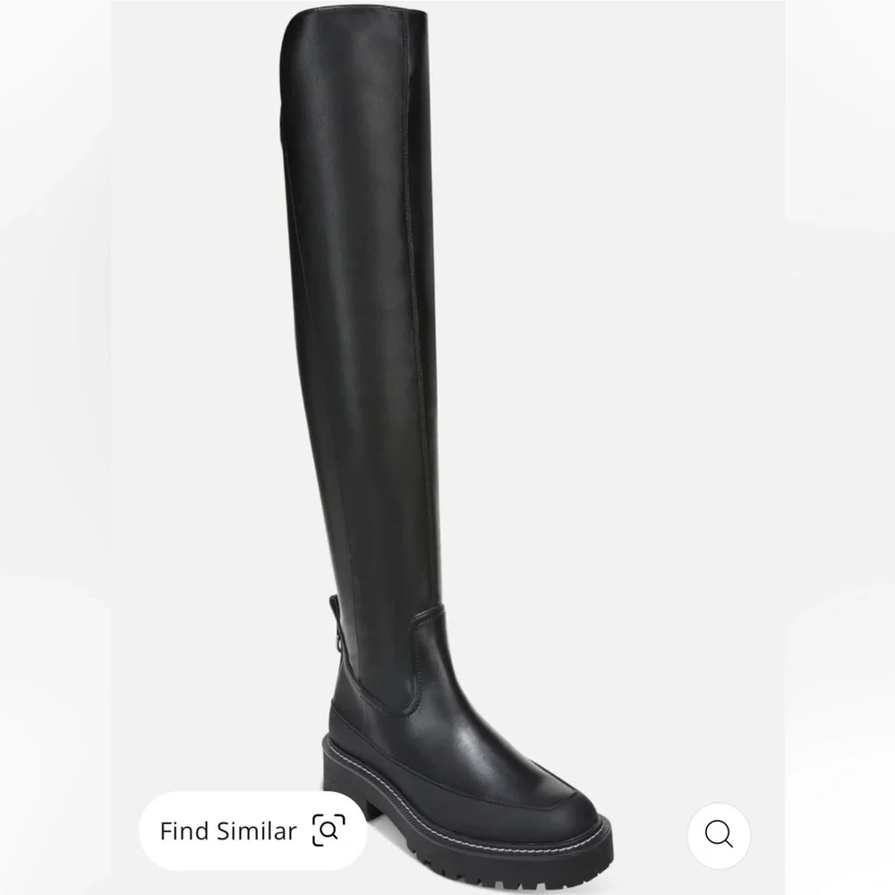 Sam Edelman Lerue‎ Vegan Leather Over The Knee Boot Women’s 7.5 NWOT